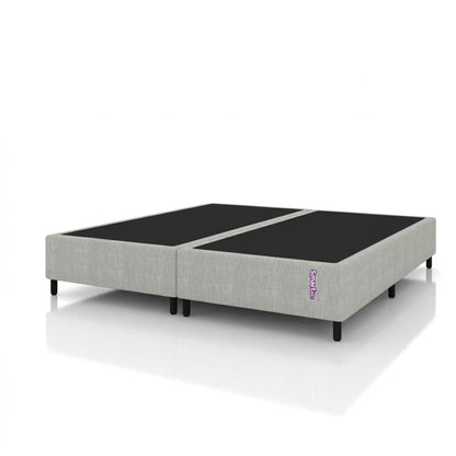 Cama Box Cayambe Bege King 203x193x25 cm Smartz