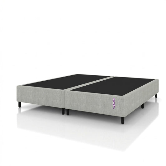 Cama Box Cayambe Bege King 203x193x25 cm Smartz