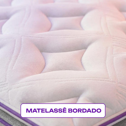Cama Box Solteiro Com Colchão D26/D28 88x188 ATRIO Smartz
