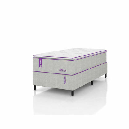 Cama Box Solteiro Com Colchão D26/D28 88x188 ATRIO Smartz