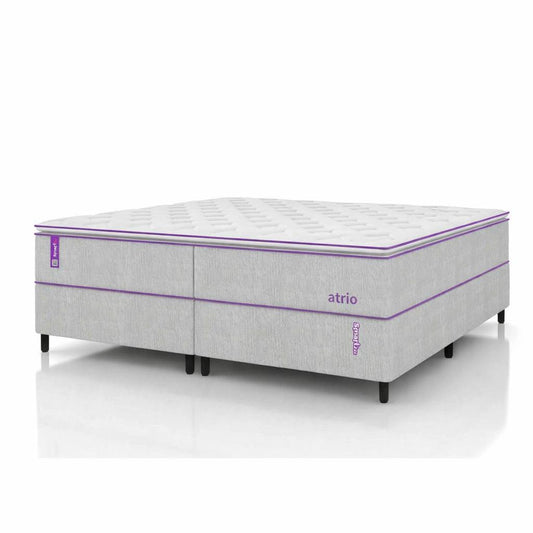 Cama Box King Com Colchão D26/D28 193x203 ATRIO Smartz