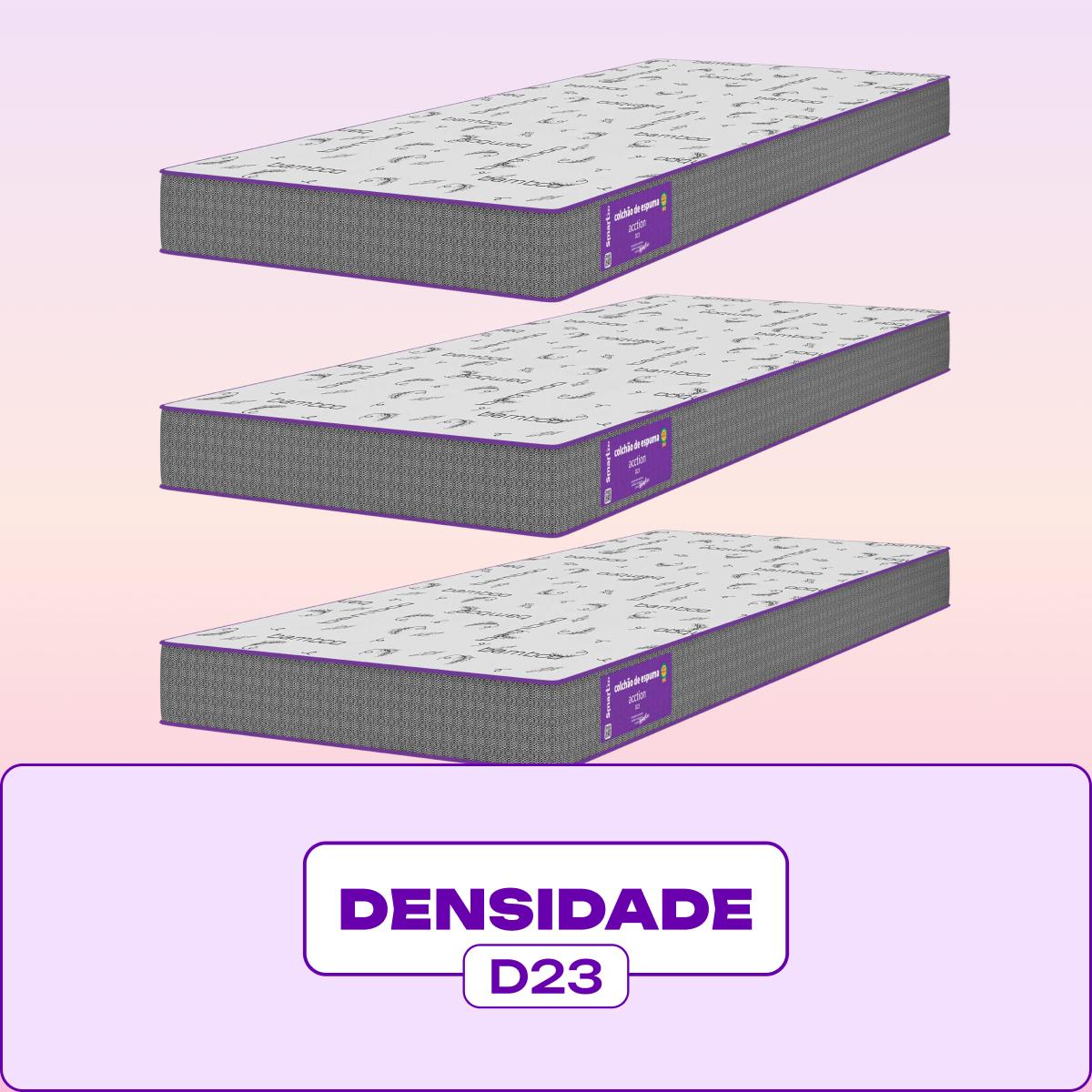 Colchão Casal D33 138x188x17 Acction Smartz