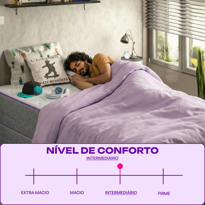 Colchão Casal Molas Ensacadas 138x188x22 Denver Smartz