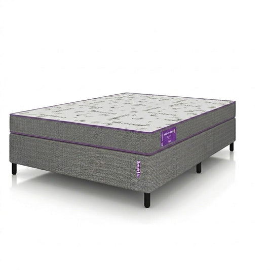 Cama Box com Colchão Casal D23 Acction 138x188x51 Intermediário