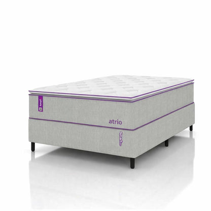 Cama Box Casal Com Colchão D26/D28 138x188 ATRIO Smartz