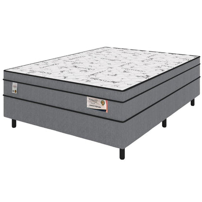 Cama Box Casal Conjugado Molas Ensacadas 138x188x59 Plumatex