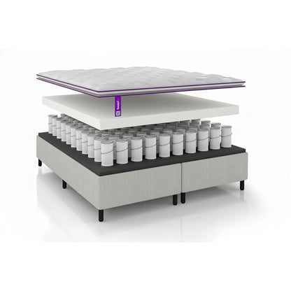 Cama Box Com Colchão Solteirão D26/D28 108 X 198  ATRIO Smartz