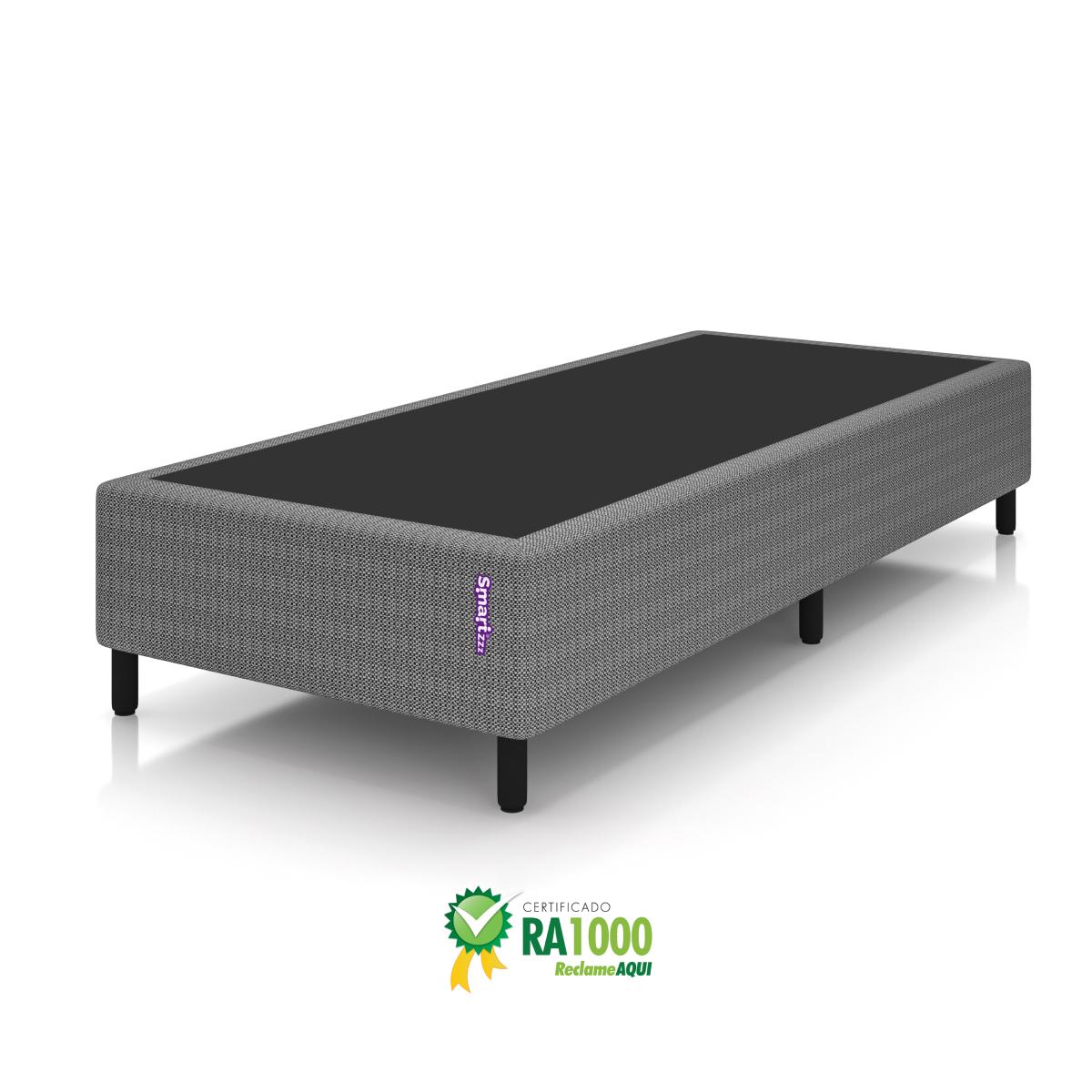Cama Box com Colhão  Solteiro Ortovip 88x188x56  D33 Smartz