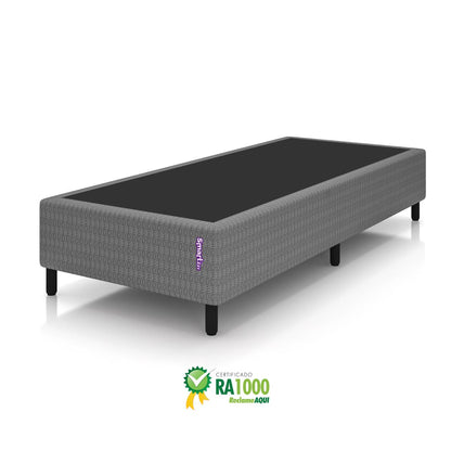 Cama Box com Colhão  Solteiro Ortovip 88x188x56  D33 Smartz