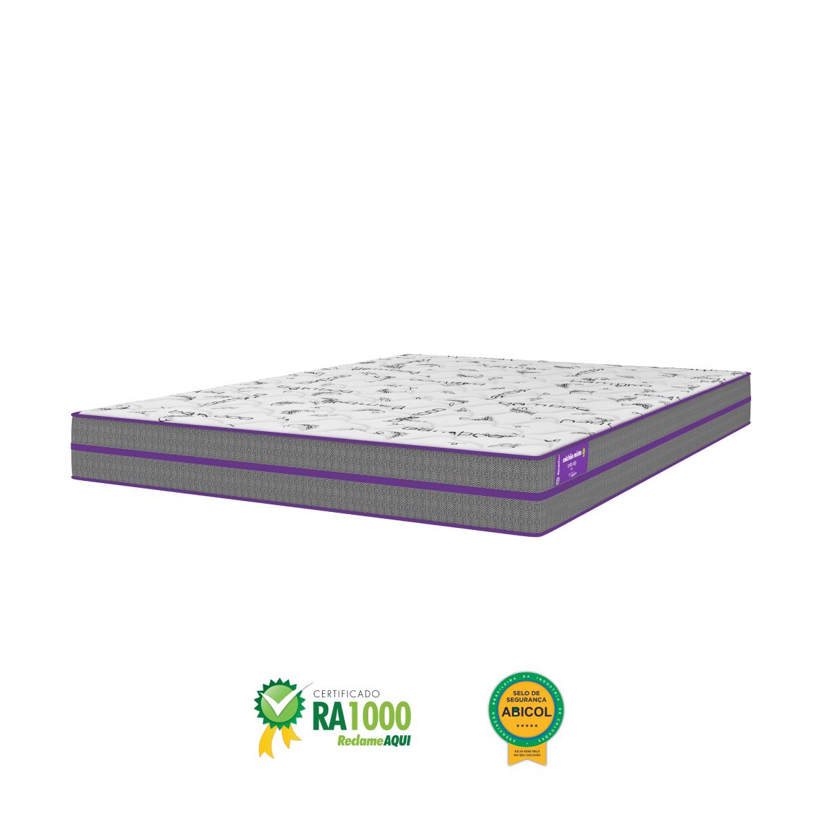 Colchão Casal D33 138x188x18 Ortovip Smartz