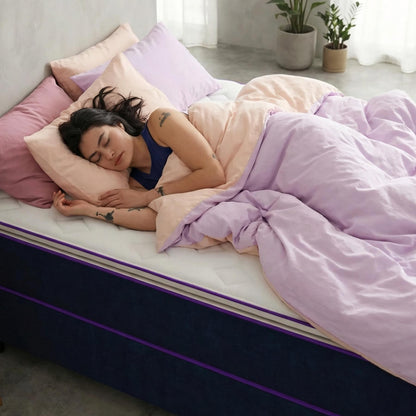 Cama Box Solteiro Com Colchão Molas Ensacada D28 88x188 Eurospring  Smartz