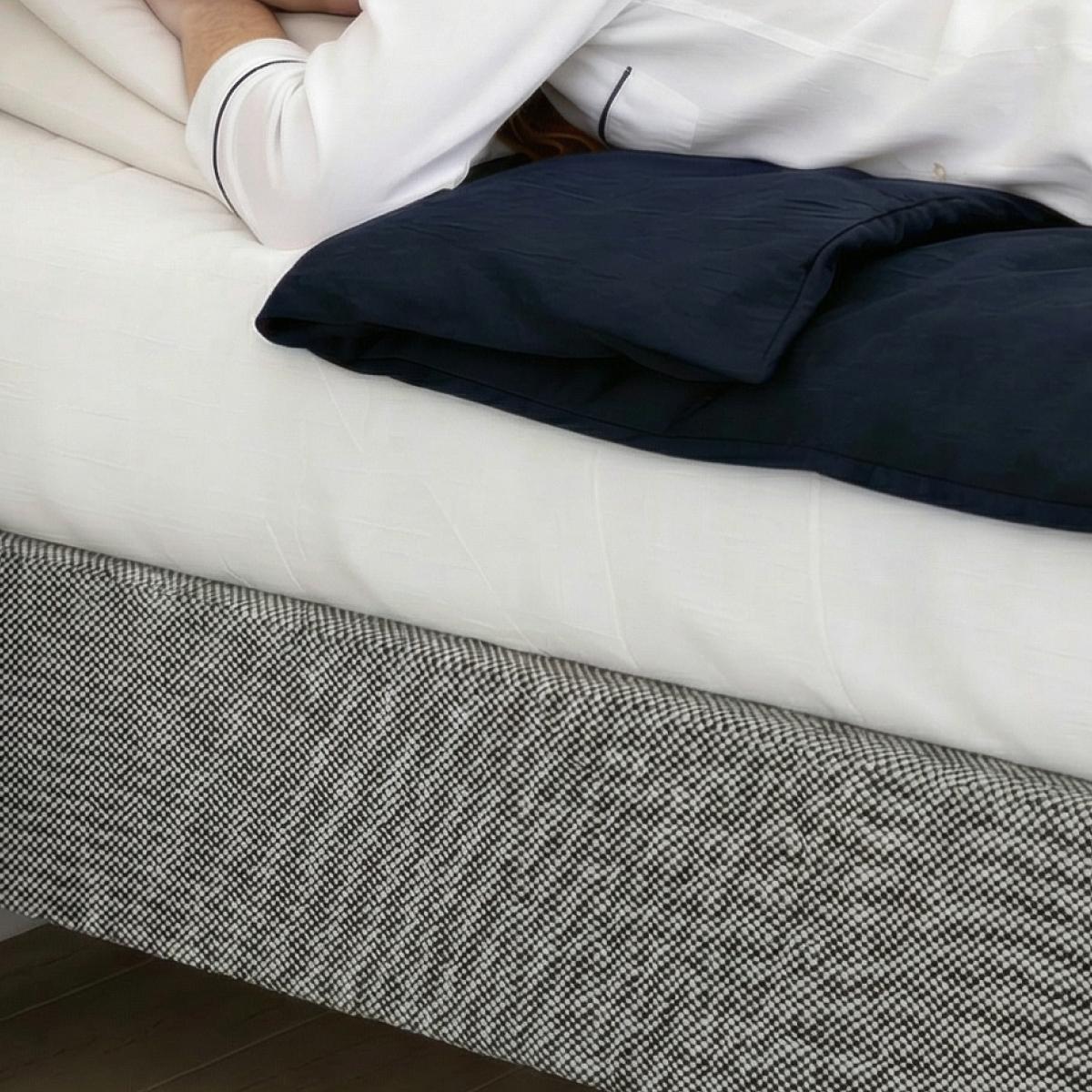 Cama box  solteiro com colchão acction D20 78x188x14 Smartz