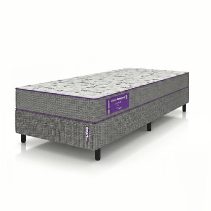 Cama Box com Colchão  Solteiro D33 Acction  78x188x Smartz