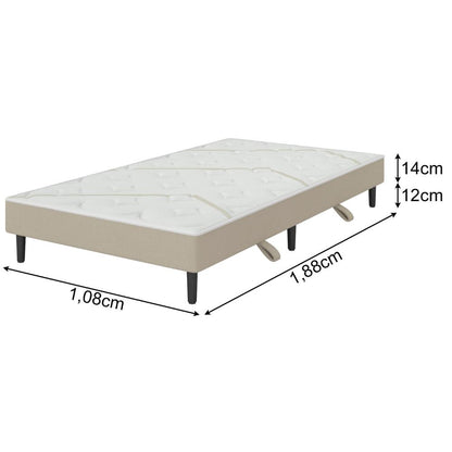Bicama Box King Para Otimizar Espaço 108x198x25 Plumatex