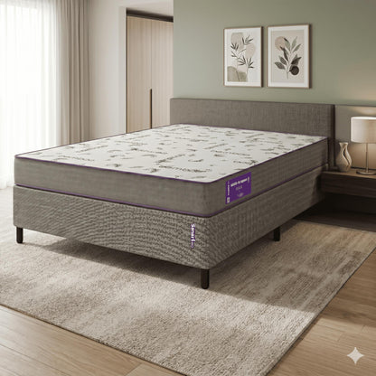 Cama Box com Colchão Solteiro  D33 Acction 88x188 Smartz