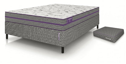 Cama box com Colçhão Casal D33 Ortovip 138x188 + Cama Pet 80X60 Smartz