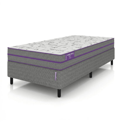 Cama Box com Colhão  Solteiro Ortovip 88x188x56  D33 Smartz